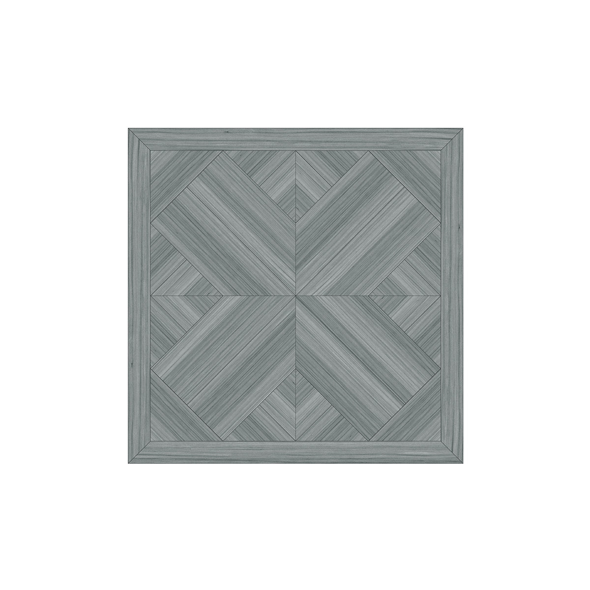 Deep Gray Crosshatch Plaid Wood Grain Peel and Stick Floor Tile Size-12"×12" 30cm×30cm