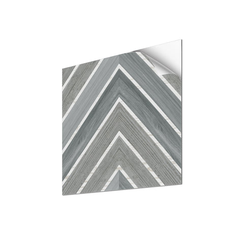 Herringbone Grey Wood Peel and Stick Vinyl Flooring Real Wood Texture