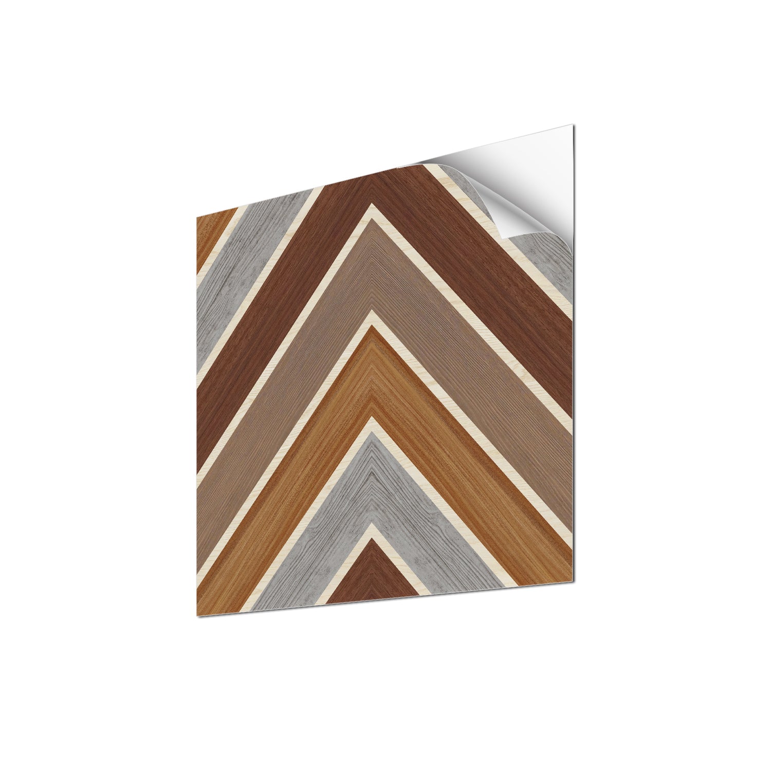 Multicolor Twill Wood Floor Wallpaper for Home Design