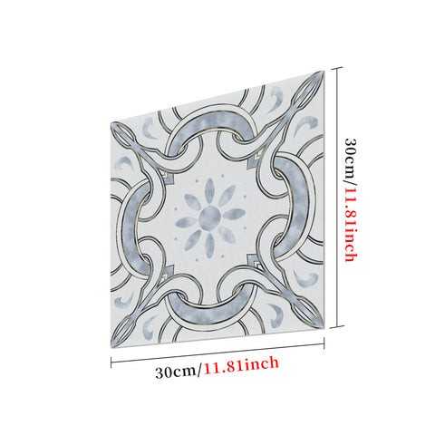 Blue gray retro, encounter the beauty of Scandinavian art flooring