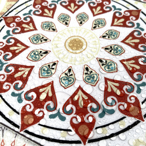 Romantic Mandala: The Artistic Beauty of Tile Stickers