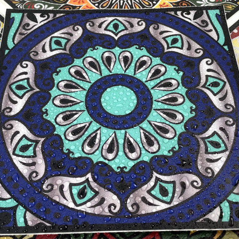 Color Mandala: The Artistic Charm of Tile Stickers