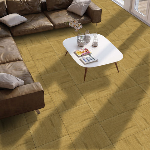 Golden Tea Wood Grain Vinyl Flooring