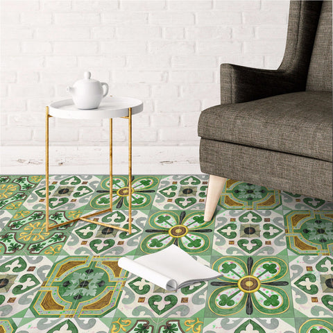 Fresh Green: The Natural Beauty of Tile Stickers