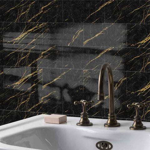 Peel and Stick Stone Tile Stickers for Custom Kitchen Backsplash and Bathroom Wall