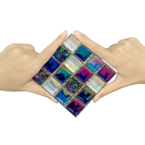 DIY Peel and Stick Tiles with Crystal Mosaic, Waterproof and Self-Adhesive for Home, Kitchen, and Bathroom
