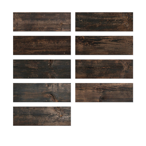 Rustic Dark Wood Grain EVA Wallpaper