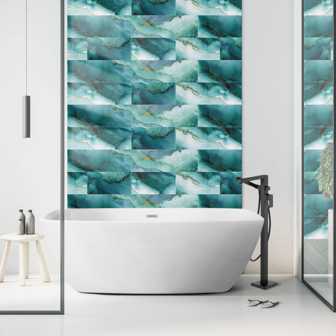 Peel and Stick Floor Tile Waterproof for Kitchen Floors and Bathroom Walls