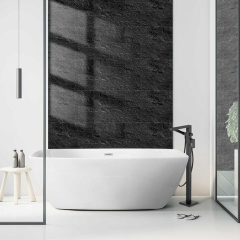 Texture Peel and Stick Tile for Kitchen Backsplash, Bathroom Walls, and Home Renovation
