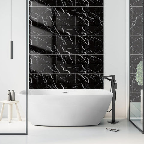 Waterproof Peel and Stick Floor Tile for Easy DIY Home Decor in Kitchens and Bathrooms