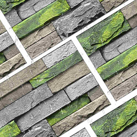 Retro Tile Stickers for Stairs, Bathroom, and Kitchen Backsplash