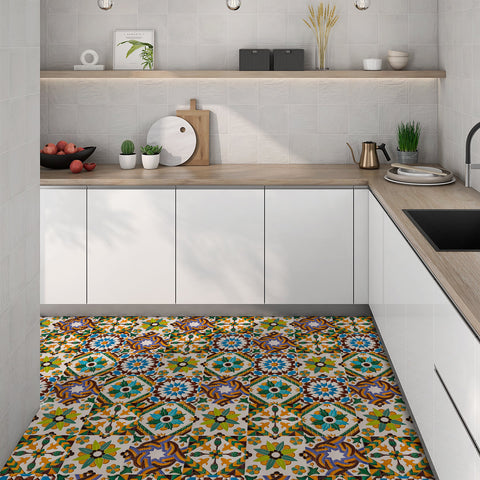 Colorful colors: A feast of colors for tile stickers