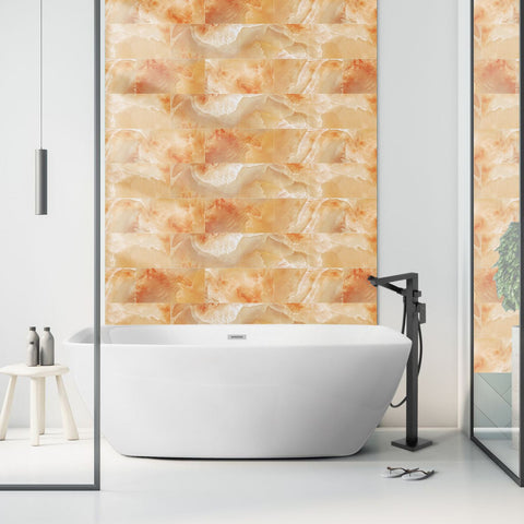 Tile Stickers for Effortless DIY Kitchen and Bathroom Decor with Waterproof Design