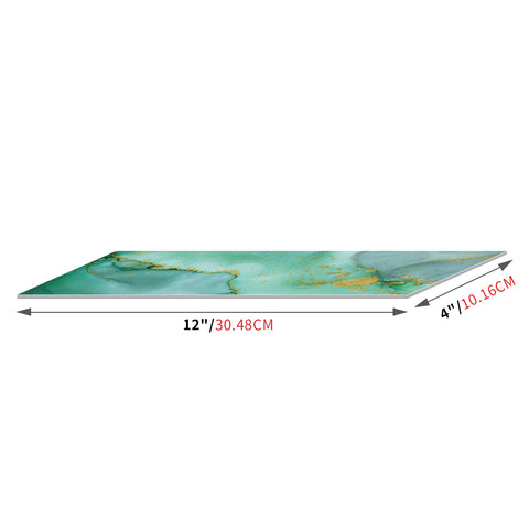 Turquoise Ocean Marble Self-Adhesive Wall Tiles for Kitchen and Home Decor