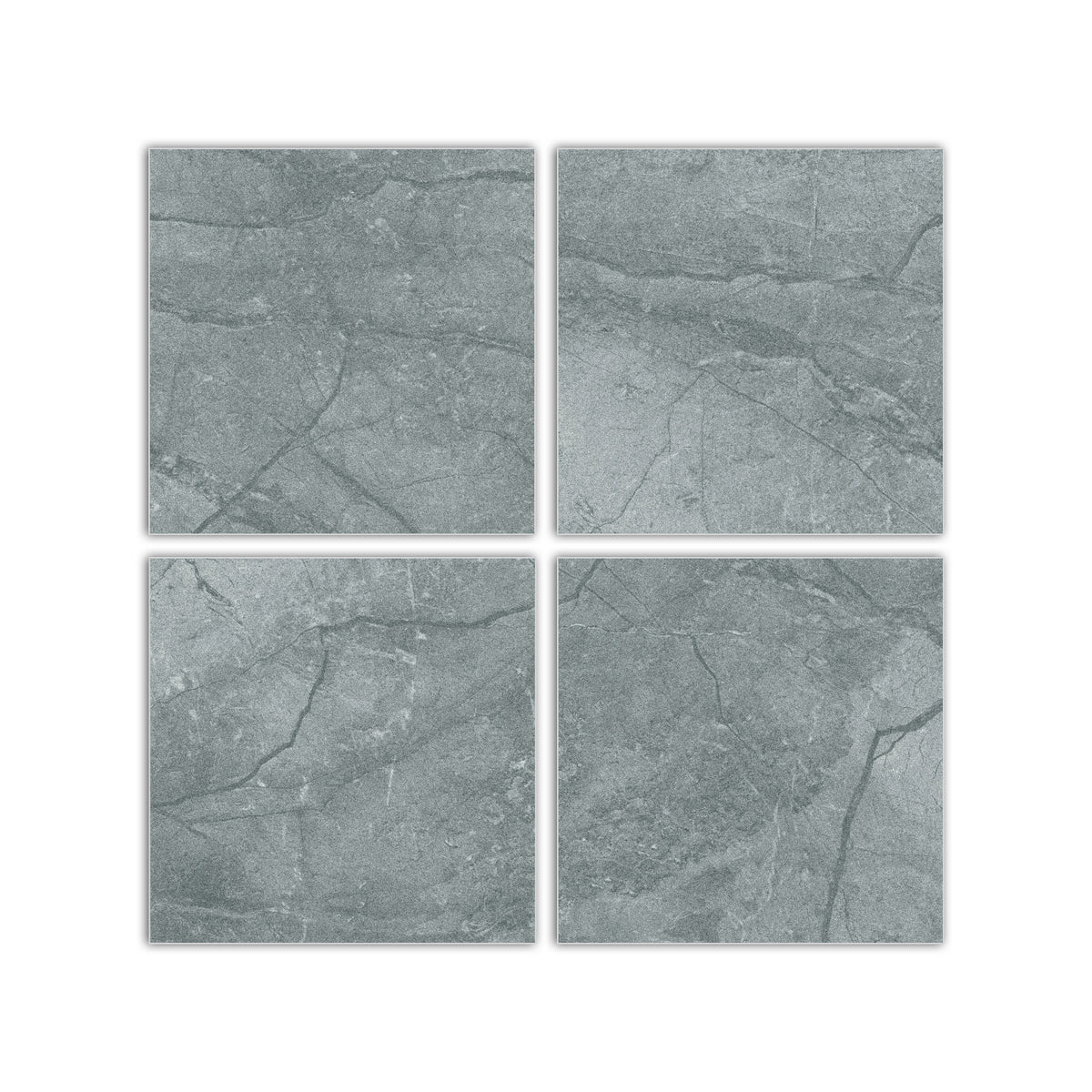 Light Blue Marble Textured Peel and Stick Floor Tile Easy to Apply Minimalist