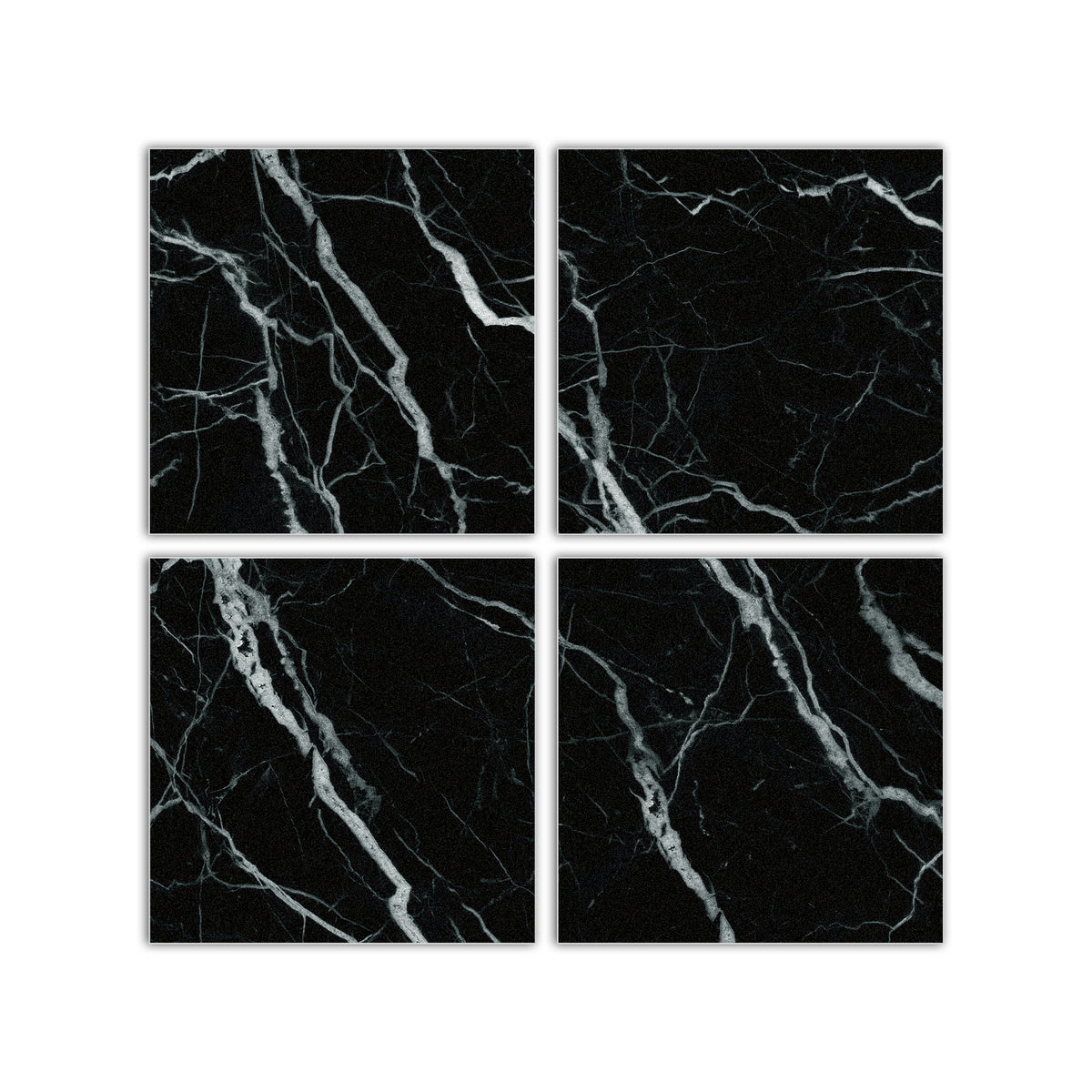Navy Blue Marble Texture Floor Stickers Peel and Stick Tile Easy to Apply Minimalist Elegant