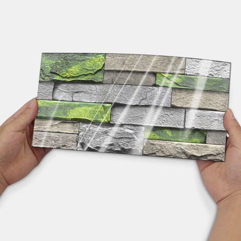 Retro Tile Stickers for Stairs, Bathroom, and Kitchen Backsplash