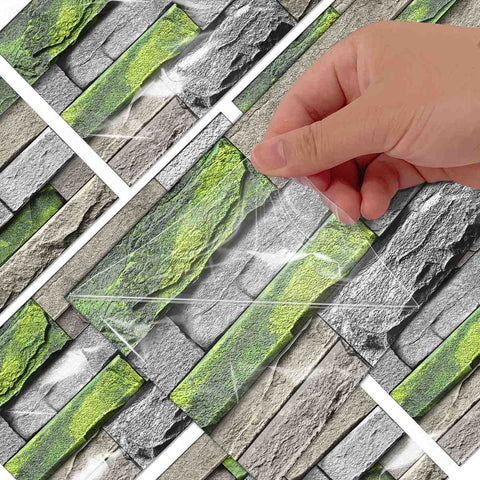 Retro Tile Stickers for Stairs, Bathroom, and Kitchen Backsplash