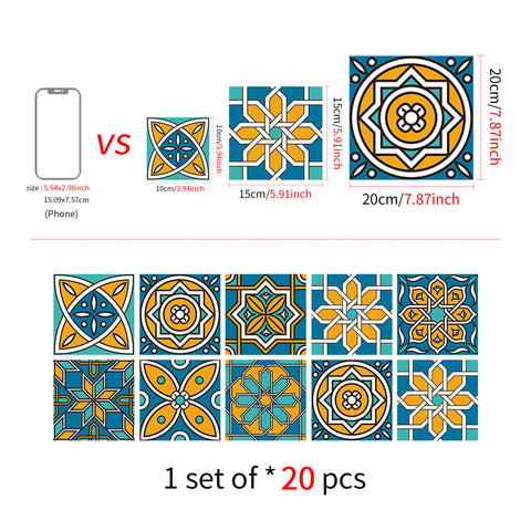 Moroccan style tile stickers: an artistic choice for decorating space