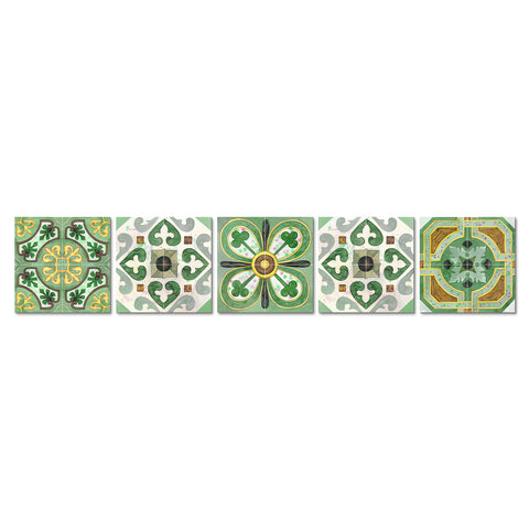 Fresh Green: The Natural Beauty of Tile Stickers