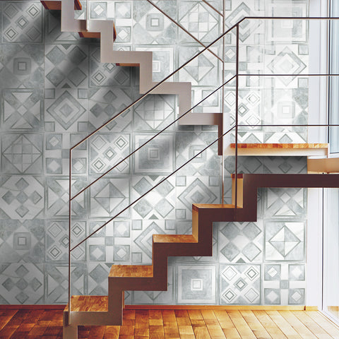 Elegant gray tone: the modern and simple style of tile stickers