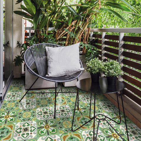 Fresh Green: The Natural Beauty of Tile Stickers