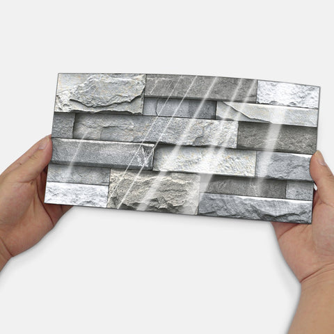 Tile Peel and Stick for Kitchen, Bathroom, and Backsplash, Easy to Apply and Remove