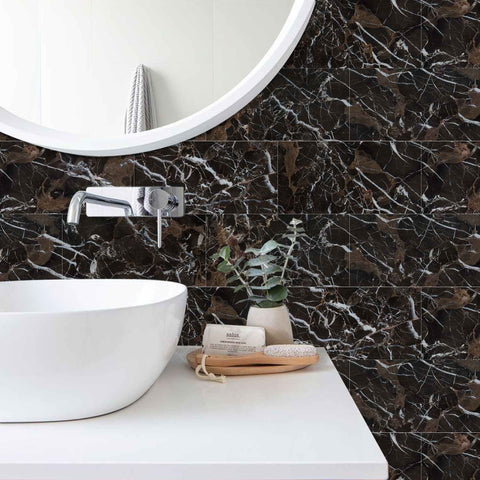 Self-Adhesive Wall Tiles for Stylish and Practical Bathroom and Kitchen Backsplashes