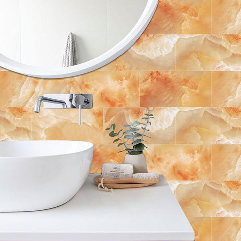 Tile Stickers for Effortless DIY Kitchen and Bathroom Decor with Waterproof Design