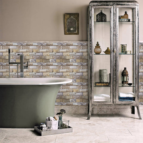 stone bathroom