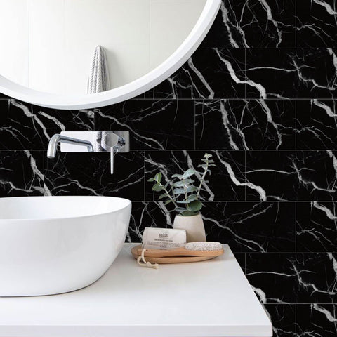 Waterproof Peel and Stick Floor Tile for Easy DIY Home Decor in Kitchens and Bathrooms