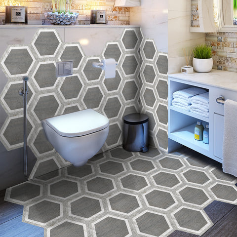 Combination of fashion and practicality: hexagonal tiles, a harbor of art and comfort