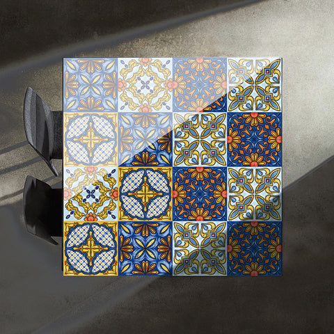 Classic tones: the retro romance of tile stickers