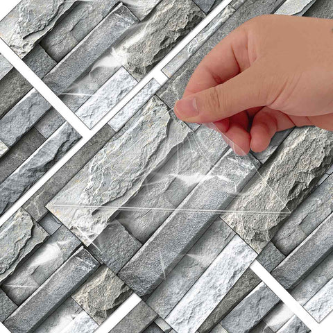 Tile Peel and Stick for Kitchen, Bathroom, and Backsplash, Easy to Apply and Remove