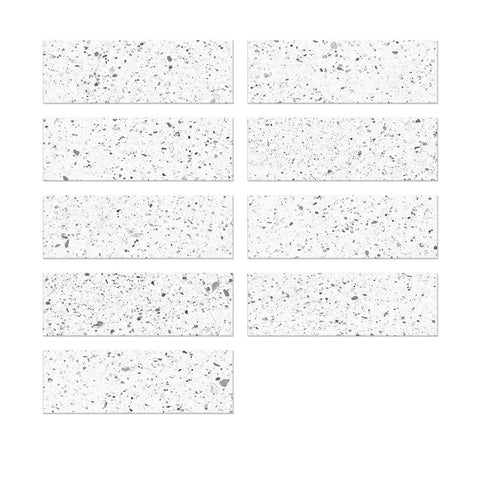 Beige Ivory Textured Marble Waterproof Tile Stickers