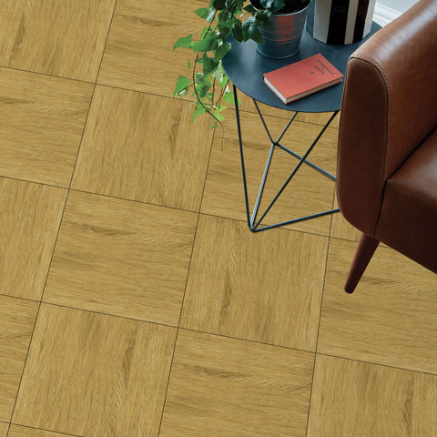 Golden Tea Wood Grain Vinyl Flooring