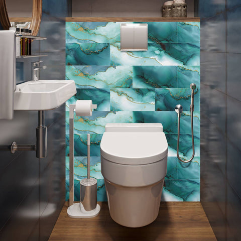 Peel and Stick Floor Tile Waterproof for Kitchen Floors and Bathroom Walls