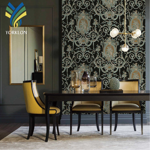 French Elegance Textured Forest Wallpaper