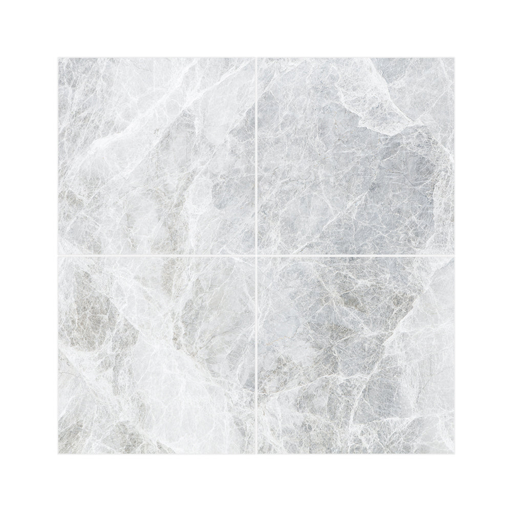 Light Gray Marble Crystal Texture Elegant Floor Sticker