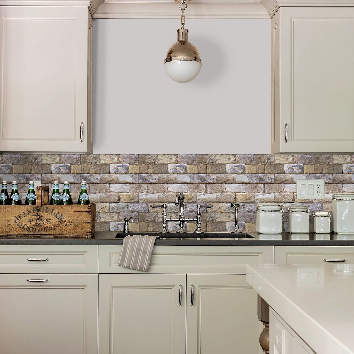 rustic stone wall