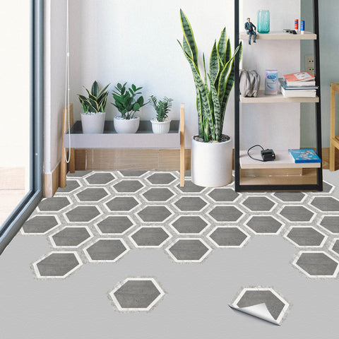 Combination of fashion and practicality: hexagonal tiles, a harbor of art and comfort