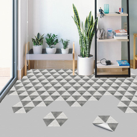 Unique geometric tiles: practical aesthetics, fresh and elegant