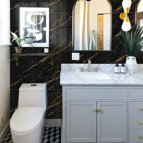 Peel and Stick Stone Tile Stickers for Custom Kitchen Backsplash and Bathroom Wall