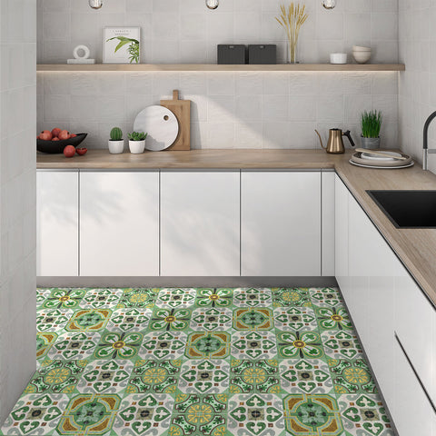 Fresh Green: The Natural Beauty of Tile Stickers