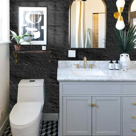 Texture Peel and Stick Tile for Kitchen Backsplash, Bathroom Walls, and Home Renovation