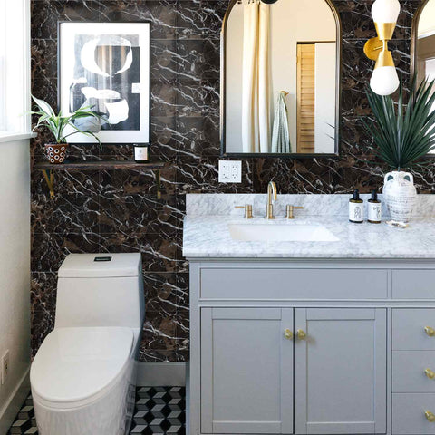 Self-Adhesive Wall Tiles for Stylish and Practical Bathroom and Kitchen Backsplashes