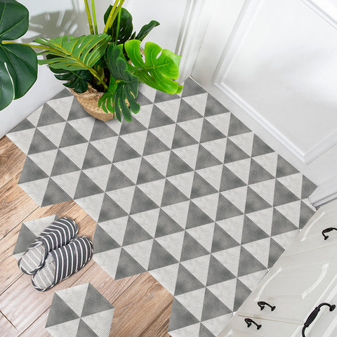 Unique geometric tiles: practical aesthetics, fresh and elegant