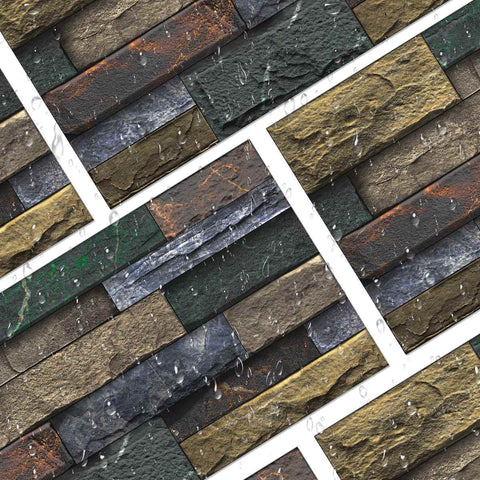 Stick on Wall Tiles for Kitchen, Bathroom, and Stairs, Versatile and Easy to Use