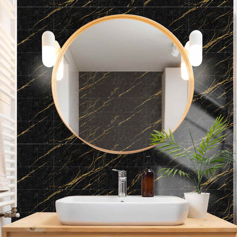 Peel and Stick Stone Tile Stickers for Custom Kitchen Backsplash and Bathroom Wall