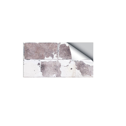 Light Purple Splicing Marble Texture Floor Stickers Peel and Stick